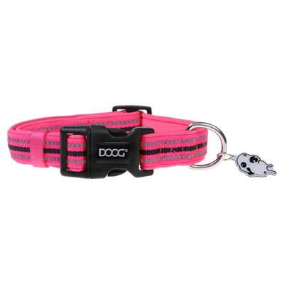 DOOG Neon Halsband Lady pink/grau