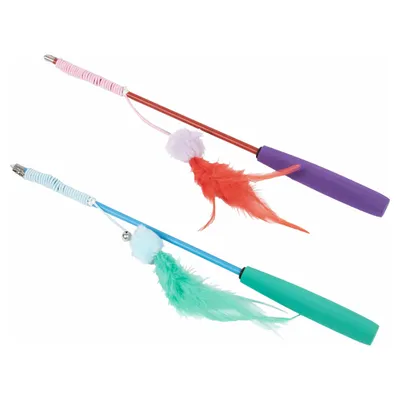 Coockoo Katzenspielzeug Teleskopflugstab Tilly Tickle Coockoo Katzenspielzeug Teleskopflugstab Tilly Tickle