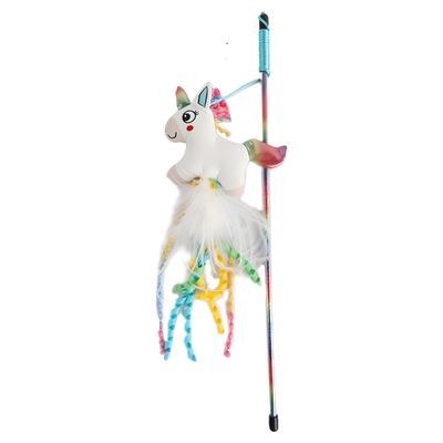 AFP Katzenspielzeug Angel Einhorn mit Federn