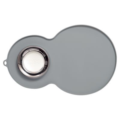 Catit Silikonmatte Erdnuss grau