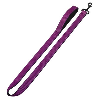 Nobby Leine Classic Reflect Soft lila/schwarz