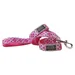 DOOG Leine Toto pink/schwarze Sterne