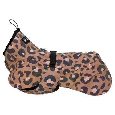 PAIKKA Hunde Regenmantel reflektierend "Visibility Raincoat" V2 Leo Leopard