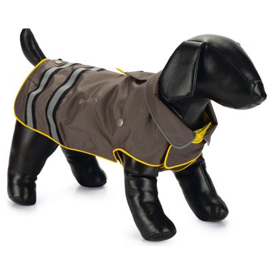 Beeztees Hunde-Regenmantel Seja grau