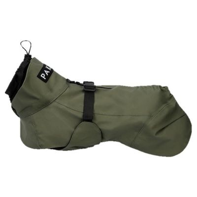 PAIKKA Hunde Regenmantel reflektierend "Visibility Raincoat" thyme
