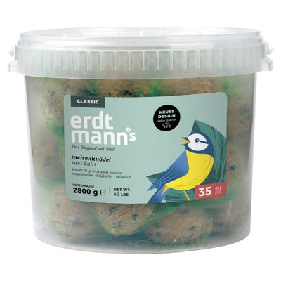 Erdtmanns 35 Meisenknödel im Eimer 2,8 kg