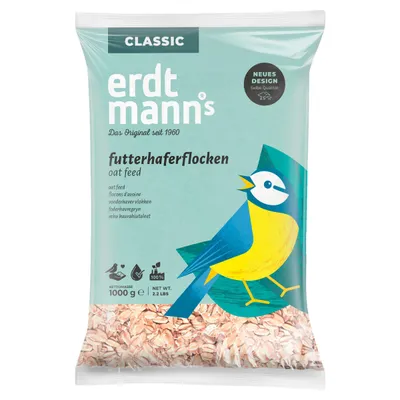 Erdtmanns Futterhaferflocken 1 kg Erdtmanns Futterhaferflocken 1 kg