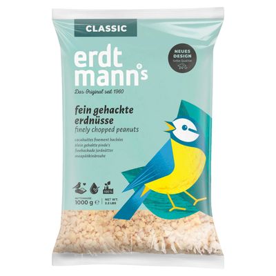 Erdtmanns Fein gehackte Erdnüsse 1 kg