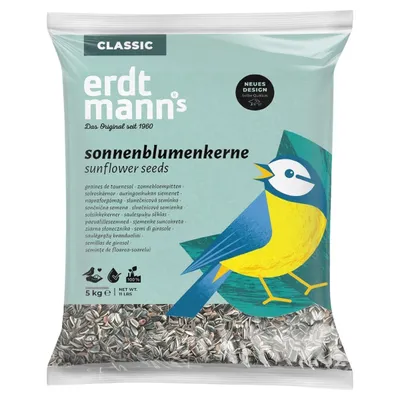 Erdtmanns Sonnenblumenkerne 5 kg Erdtmanns Sonnenblumenkerne 5 kg