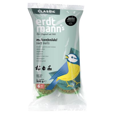 Erdtmanns 6 Meisenknödel im Polybeutel 500 g