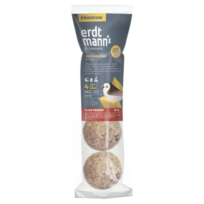 Erdtmanns 4 Meisenknödel PLUS FRUCHT ohne Netz 350 g Erdtmanns 4 Meisenknödel PLUS FRUCHT ohne Netz 350 g