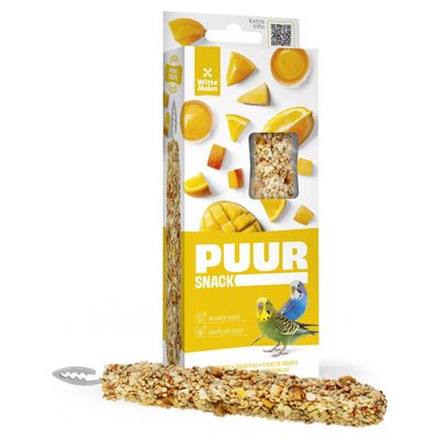 Witte Molen Puur Sticks Wellensittich orange & Mango 60 g