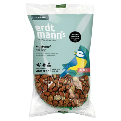 Erdtmanns Nussbeutel XXL im Polybeutel 250 g Erdtmanns Nussbeutel XXL im Polybeutel 250 g