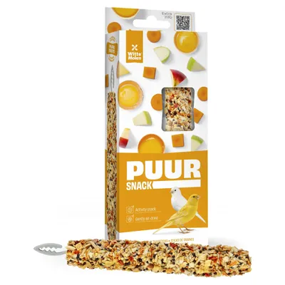 Witte Molen Puur Sticks Kanarien Apfel & Karotte 60 g Witte Molen Puur Sticks Kanarien Apfel & Karotte 60 g