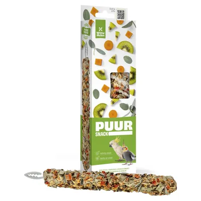 Witte Molen Puur Sticks Großsittich Kiwi & Eukalyptus 150 g Witte Molen Puur Sticks Großsittich Kiwi & Eukalyptus 150 g