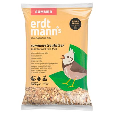 Erdtmanns Sommerstreufutter 1 kg im Flachbeutel