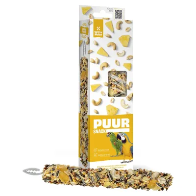 Witte Molen Puur Sticks Papagei Erdnuss & Ananas 170 g Witte Molen Puur Sticks Papagei Erdnuss & Ananas 170 g