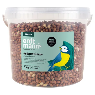 Erdtmanns Erdnusskerne 5 kg im Eimer Erdtmanns Erdnusskerne 5 kg im Eimer