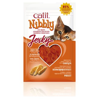 Catit Nibbly Jerky mit Hühnchen 30 g