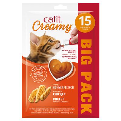 Catit Creamy Huhn Bigpack 15 x 10 g