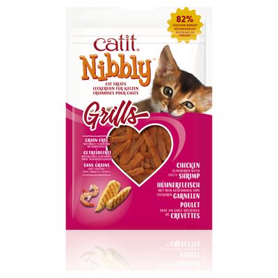 Catit Nibbly Grills mit Hühnchen & Shrimp 30 g