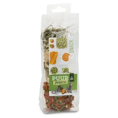 Witte Molen Puur pauze Heustick Karotte & Erbsen 70 g Witte Molen Puur pauze Heustick Karotte & Erbsen 70 g