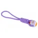 Coockoo Hundespielzeug Ball mit Seilschlaufe Throw Me lila/orange