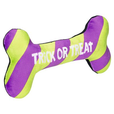 Beeztees Hundespielzeug Knochen Trick or Treat violett/grün