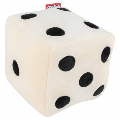 Coockoo Hundespielzeug Roll the Dice weiß/schwarz