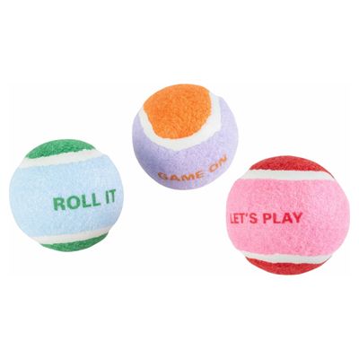 Coockoo Hundespielzeug Tennisbälle Let's Play