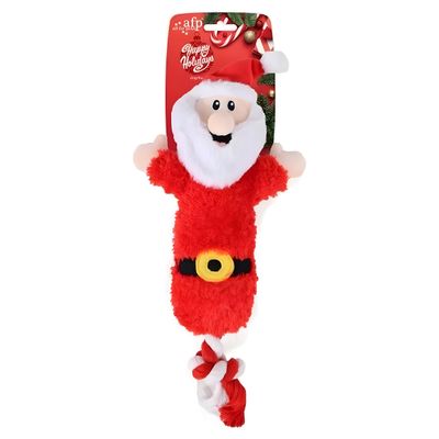 AFP Hundespielzeug Happy Holidays Merry Tug & Fetch Weihnachtsmann