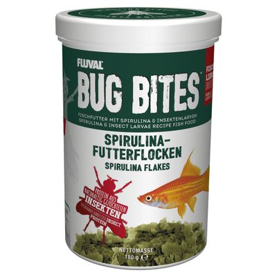 Fluval Bug Bites Spirulina Flakes