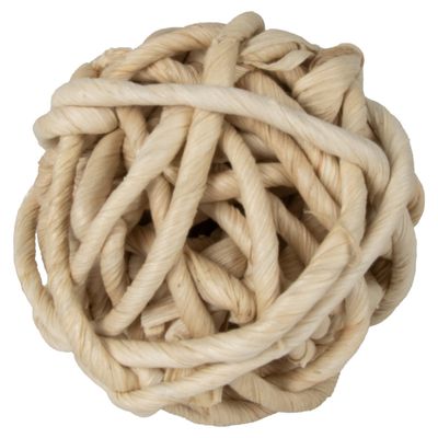 D&D Katzenspielzeug I Love Happy Cats Ball aus Maisblatt "Miles“ beige
