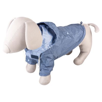 Duvo+ Hunde Regenmantel Parka blau