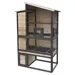Duvo+ Woodland Design Vogelhaus Chirpy Court holzfarbig