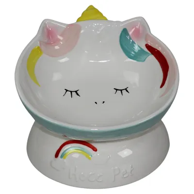 Pettimania Katzennapf mit Einhorn-Motiv Pettimania Katzennapf mit Einhorn-Motiv