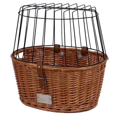 Duvo+ Weidenkorb mit Kissen Provence für Katzen