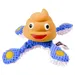 Duvo+ Hundespielzeug Octopus Plüsch/Latex orange/blau