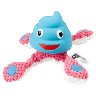 Duvo+ Hundespielzeug Octopus Plüsch/Latex blau/rosa Duvo+ Hundespielzeug Octopus Plüsch/Latex blau/rosa