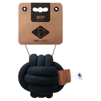 D&D Hundespielzeug Skip Ball schwarz