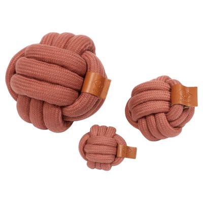 D&D Hundespielzeug Skip Ball rosa