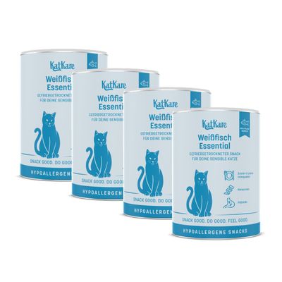 KatKare Cat Treats Weißfisch Essential