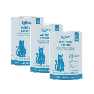 KatKare Cat Treats Weißfisch Essential