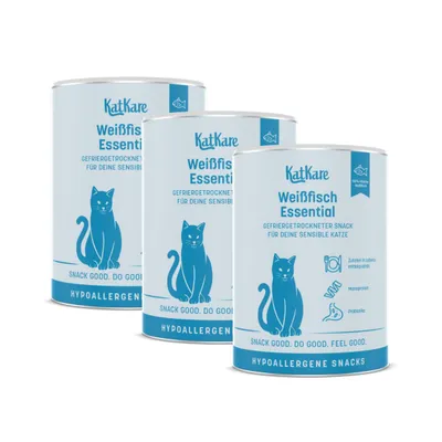 KatKare Cat Treats Weißfisch Essential