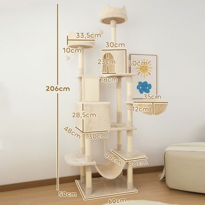 PawHut Árbol para Gato