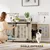 PawHut Jaula para Perro 100x56x65 cm Roble PawHut Jaula para Perro 100x56x65 cm Roble