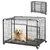 PawHut Jaula Metal Perro 125x76x81 cm Gris Oscuro PawHut Jaula Metal Perro 125x76x81 cm Gris Oscuro