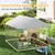 PawHut Perrera Exterior 200x200x154 cm Plata PawHut Perrera Exterior 200x200x154 cm Plata