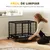 PawHut Jaula para Perro 92x62x75 cm Negro PawHut Jaula para Perro 92x62x75 cm Negro