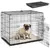 PawHut Jaula para Perro 75x48.5x53 cm Negro PawHut Jaula para Perro 75x48.5x53 cm Negro